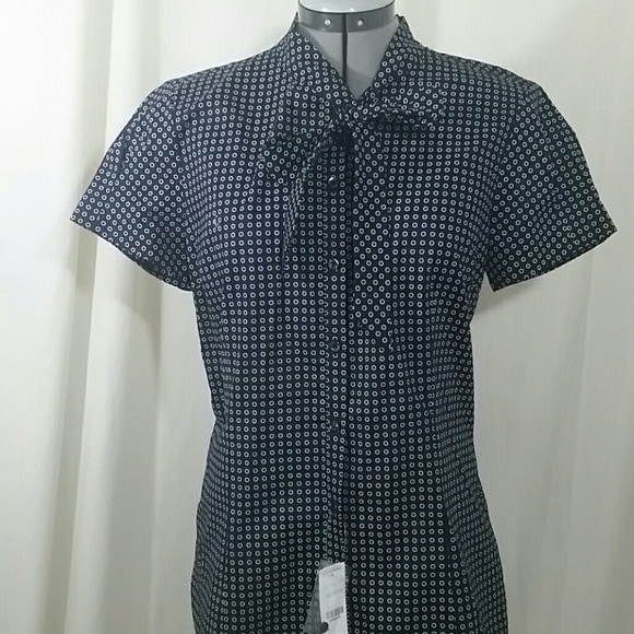 Brooks Brothers Tops - BROOKS BROTHERS NWT'S Navy Blue Blouse Size 6